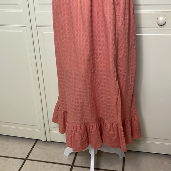 CASLON Women's Faux Wrap Ruffle Dobby Midi Dess Size S - Picture 4 of 13